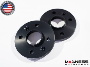 FIAT 500e Gen2 Wheel Spacers by MADNESS - 16mm - set of 2 w/ extended bolts